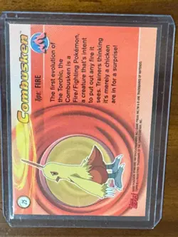 Topps Pokemon Advanced Combusken Foil - Image 2