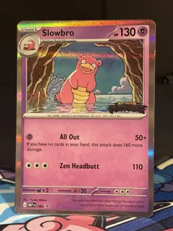 Slowbro 083 Pitch Black Stamped Prerelease Promo Pokemon TCG MEP English NM - Image 2