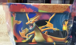2026 Pokemon Mega Charizard ex Factory Sealed Tin Box - 4 Booster Packs - 1 Foil - Image 3