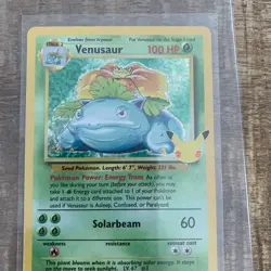 Pokemon TCG Venusaur Holo Rare Card 15/102 Celebrations 25th Anniversary - Image 1