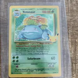Pokemon TCG Venusaur Holo Rare Card 15/102 Celebrations 25th Anniversary - Image 2