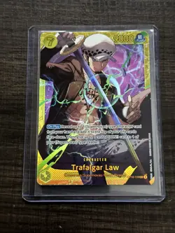 Trafalgar Law OP10-119 SEC Alt Art Parallel One Piece TCG English NM Royal Blood - Image 1