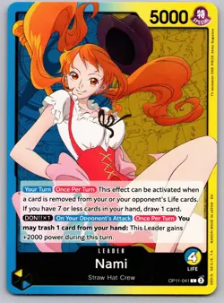 Nami (041) A Fist of Divine Speed OP11-041 NM - Image 1