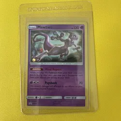 Mewtwo SM214 Holo Ultra Rare Black Star Promo Card - Image 1