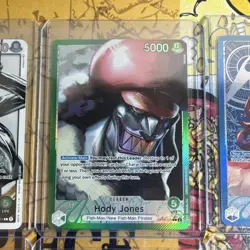 Bandai One Piece CCG 8-Card Leader Alt Art Holo Lot English OP06/OP07/OP12 NM - Image 3