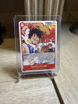 P-001 - Monkey D Luffy Super Pre Release Participant One Piece Card - Image 1
