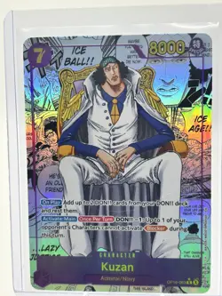 One Piece Kuzan (Manga) OP16-063 The Time of Battle Foil Super Alt Art **MINT** - Image 1