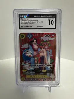 CGC 10 Boa Hancock Op14-112 SP Alt The Azure Sea's Seven One Piece Japanese - Image 1