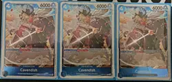 🔥 x3 Cavendish OP10-045 R One Piece TCG 🔥 - Image 1