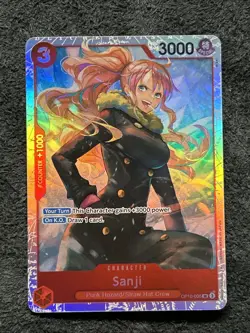One Piece Sanji Foil SR Royal Blood OP10-005 NM - Image 1