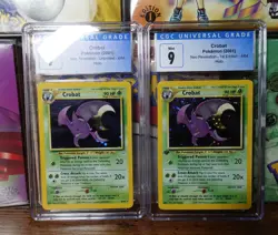 Crobat 4/64 1st Edition CGC 9 Double Holo + Unlimited Error Pokemon Card Graded - Image 1