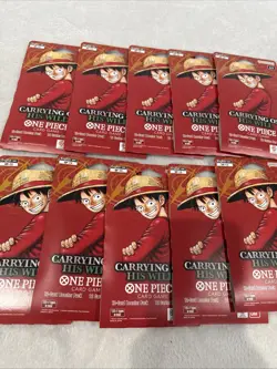 One Piece TCG: Carrying On His Will Sleeved Booster OP-13 English Lot Of 10 🔥 - Image 3