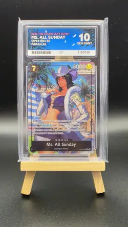 Ms. All Sunday (Alternate Art) OP14-084 The Azure Sea's Seven Foil - ACE 10 - Image 1