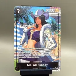 Ms. All Sunday (Alternate Art) OP14-084 The Azure Sea's Seven Foil - Image 1