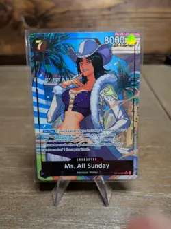 Ms. All Sunday (Alternate Art) OP14-084 The Azure Sea's Seven Foil - Image 1