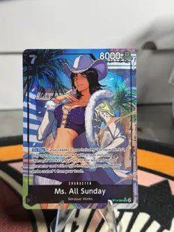 Ms. All Sunday (Alternate Art) OP14-084 The Azure Sea's Seven Foil - Image 1