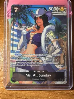 Ms. All Sunday (Alternate Art) OP14-084 The Azure Sea's Seven Foil - Image 1