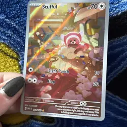 Stufful 154/132 - Illustration Rare - Mega Evolution - Pokemon TCG - Near Mint - Image 1