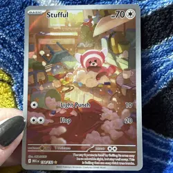 Stufful 154/132 - Illustration Rare - Mega Evolution - Pokemon TCG - Near Mint - Image 2