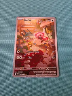 Stufful 154/132 - Illustration Rare - Mega Evolution - Pokemon TCG - Near Mint - Image 1