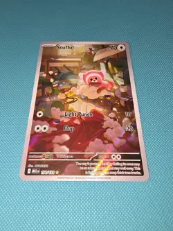 Stufful 154/132 - Illustration Rare - Mega Evolution - Pokemon TCG - Near Mint - Image 2