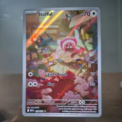 STUFFUL 154/132 ILLUSTRATION RARE MEGA EVOLUTION POKEMON NEAR MINT - Image 1
