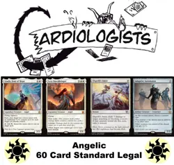 60 Card Standard Legal Deck MTG *Angelic* | Mono White | Angel Tribal / Flying - Image 1
