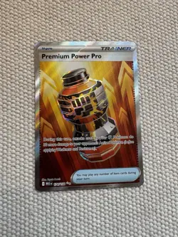 Premium Power Pro 174/132 Mega Evolution NM Full Art Trainer Item Pokemon TCG - Image 1