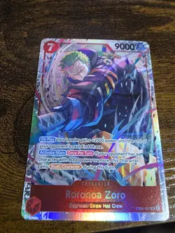 Bandai One Piece Card Game Roronoa Zoro EB04-007 SR - Image 2