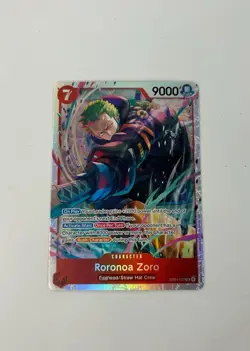 Bandai One Piece Card Game Roronoa Zoro EB04-007 SR NM - Image 1