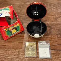Pokemon Togepi Nintendo 23k Gold Plated Burger King Trading Card Box - Image 1