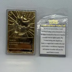 Pokemon Togepi Nintendo 23k Gold Plated Burger King Trading Card Box - Image 3