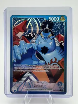Jinbe Leader Alt Art OP14-040 One Piece THE AZURE SEA'S SEVEN English NM - Image 3