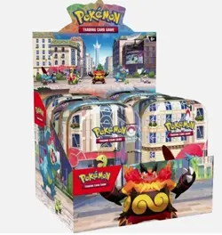 Pokemon TCG Lumiose City Mini Tin Display Sealed New 10 Mini Tins - Image 1