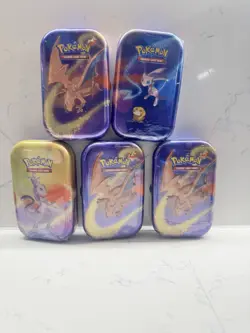 5 Pokemon Kanto Power Mini Tins BRAND NEW SEALED - Image 1