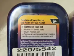Pokemon Kanto Power Mini Tins Brand New Factory Sealed x 2 tins 820650804137 - Image 3