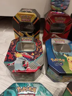 Pokemon Mini Tins Empty Collectible Card Game Tins, UK X 10 - Image 2