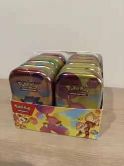 Pokemon TCG 151 Mini Tin Display Case, 10 Tins SEALED TINS NOT CASE - Image 1