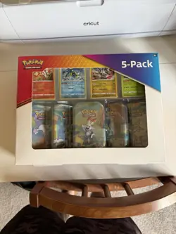 Pokemon Costco 5 Pack Kanto Power Mini Tins - NEW SEALED TCG Nintendo - Image 1