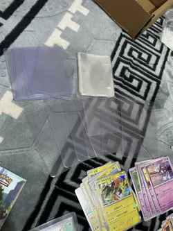 Pokemon TCG 300+ Cards Bundle Mini Tins Ex’s IR Blisters Top Loaders Sleeves - Image 5