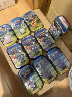 POKEMON ASCENDED HEROS MINI TINS x10 | BRAND NEW & SEALED ✅ | 24 HR DISPATCH 🚚 - Image 1