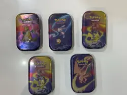 Pokemon TCG Kanto Power Mini Tins X5 New & Sealed - Image 1