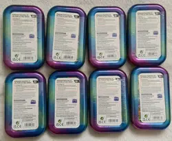 Pokemon TCG Prismatic Evolutions Mini Tin Complete Set of 8 Tins Sealed - Image 2