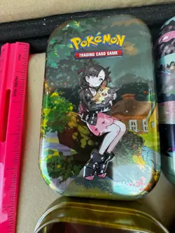 Pokemon Mini Tin lot of 6 Empty Collectible Tins *No Packs* game Storage - Image 2