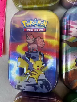 Pokemon Mini Tin lot of 6 Empty Collectible Tins *No Packs* game Storage - Image 4