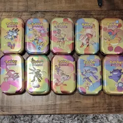Pokemon TCG 151 Mini Tin Set 10 loose sealed tins - 20 booster packs - Image 1