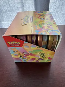 Pokemon 151 Mini Tin Display - Sealed Full Case 10 Tins 20 Booster Packs SV 151 - Image 3
