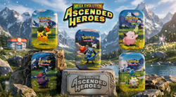 Pokemon TCG Ascended Heroes Mini Tins Lot of 5 Sealed - Brand New - Full Art Set - Image 1