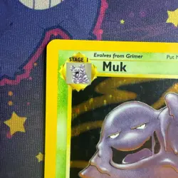Pokemon TCG Muk 13/62 Fossil Holo Rare Card WOTC Clean LP/mp VINTAGE - Image 5