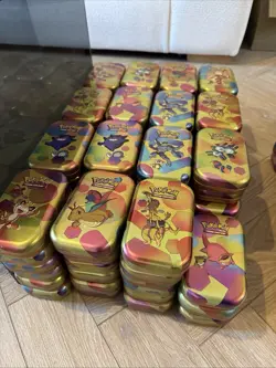 307x Empty Pokemon Mini Tins - Image 1